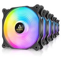 Antec F12 Racing ARGB 120mm PWM Fan 3-Pack - Hydraulic Bearing Antec F12 Racing ARGB 120mm PWM Fan 3-Pack - Hydraulic Bearing